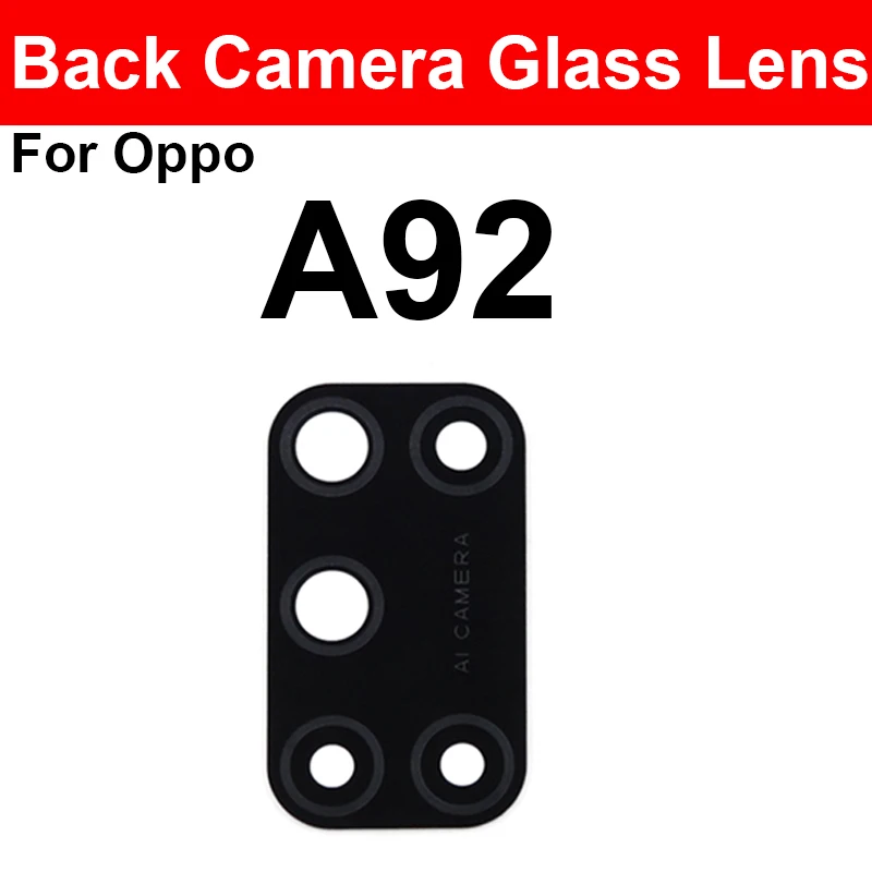 Фото Стеклянный объектив задней камеры для OPPO A72, A74, A92, A93, A94, A95, A96, 4G, зеркальный объектив задней камеры, запасные части для ремонта стекла №4