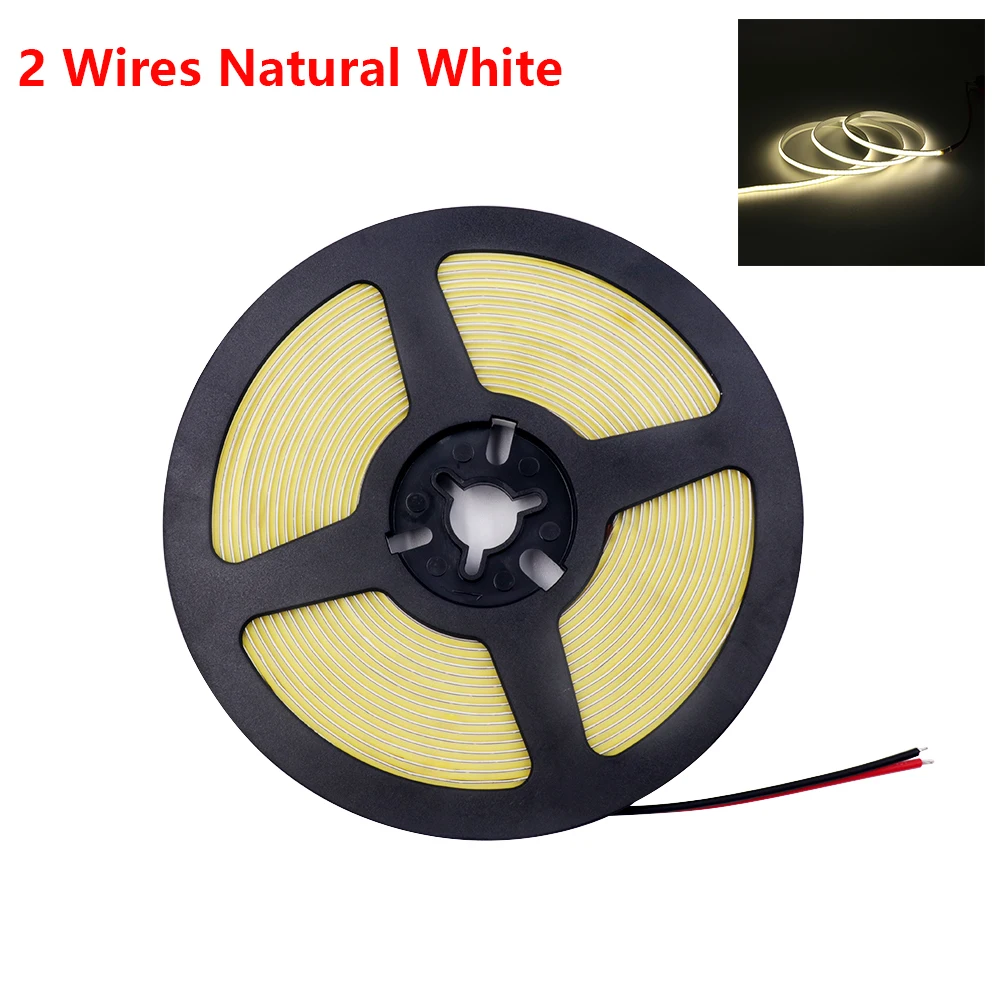 

Светодиодная лента XUNATA COB 3/5/8 мм 5/12/24 В