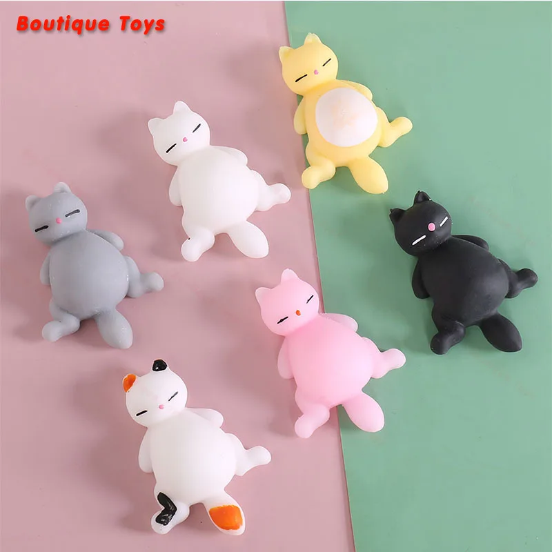 

Hot Selling New Rogue Cat Pinch Music New Peculiar Decompression Toy Primary School Students Gift Dumpling Cartoon Cat