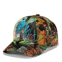 2022 new mens outdoor sunshade cap street personality graffiti hat