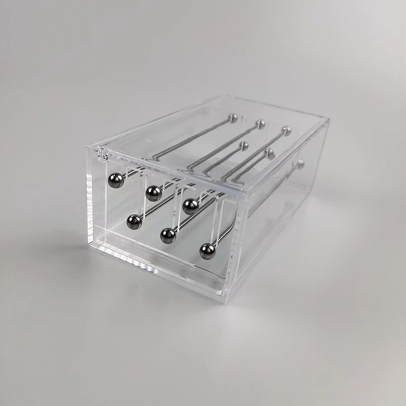 Large Capacity Pandora Bead Bracelet Charm Display Tray Case Acrylic Organizer Storage Box Pendant Trollbeads Holder Stand 6 Rod