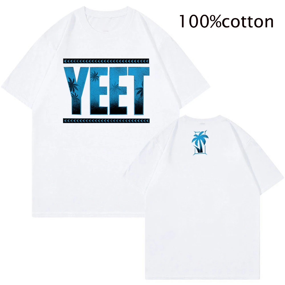 Футболка Jey Uso Yeet 2024 мужская и женская футболка с круглым вырезом короткими