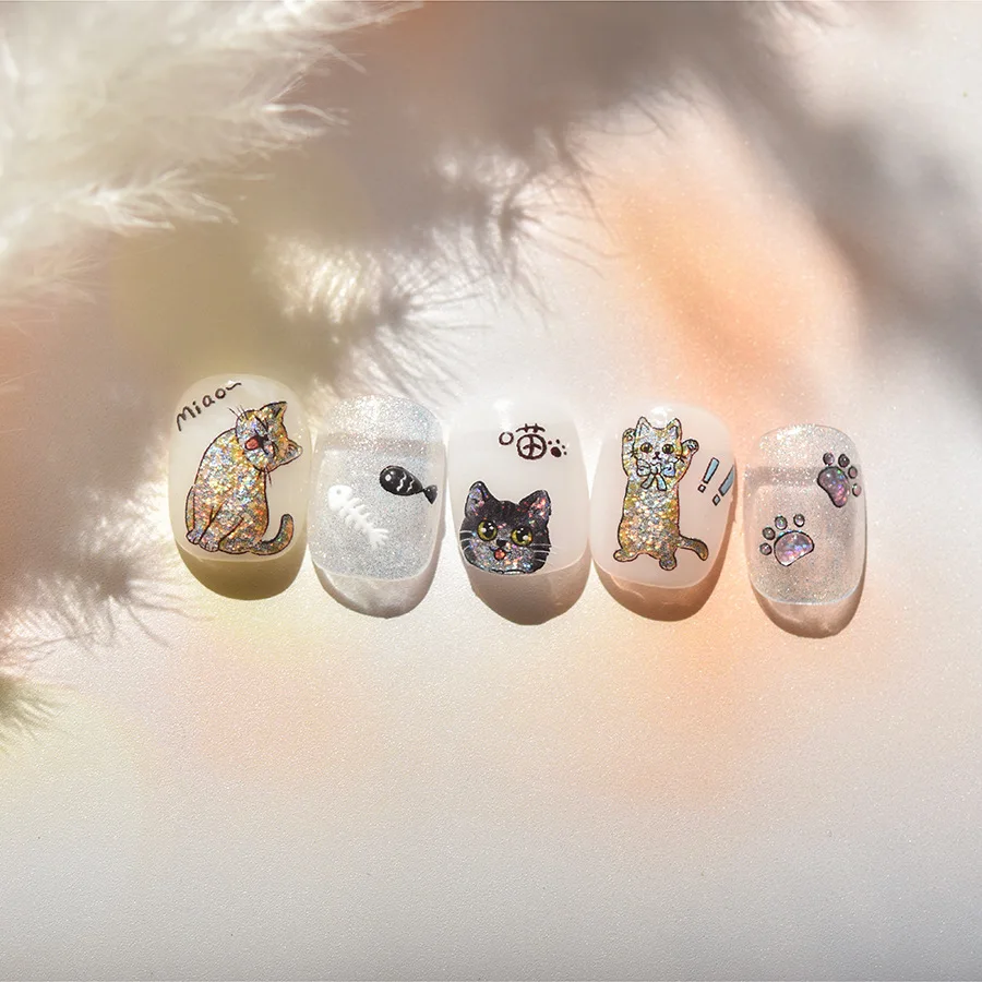 5D рельефные звездные кошачьи глаза яркие маленькие черные золотые кошки рыбьи