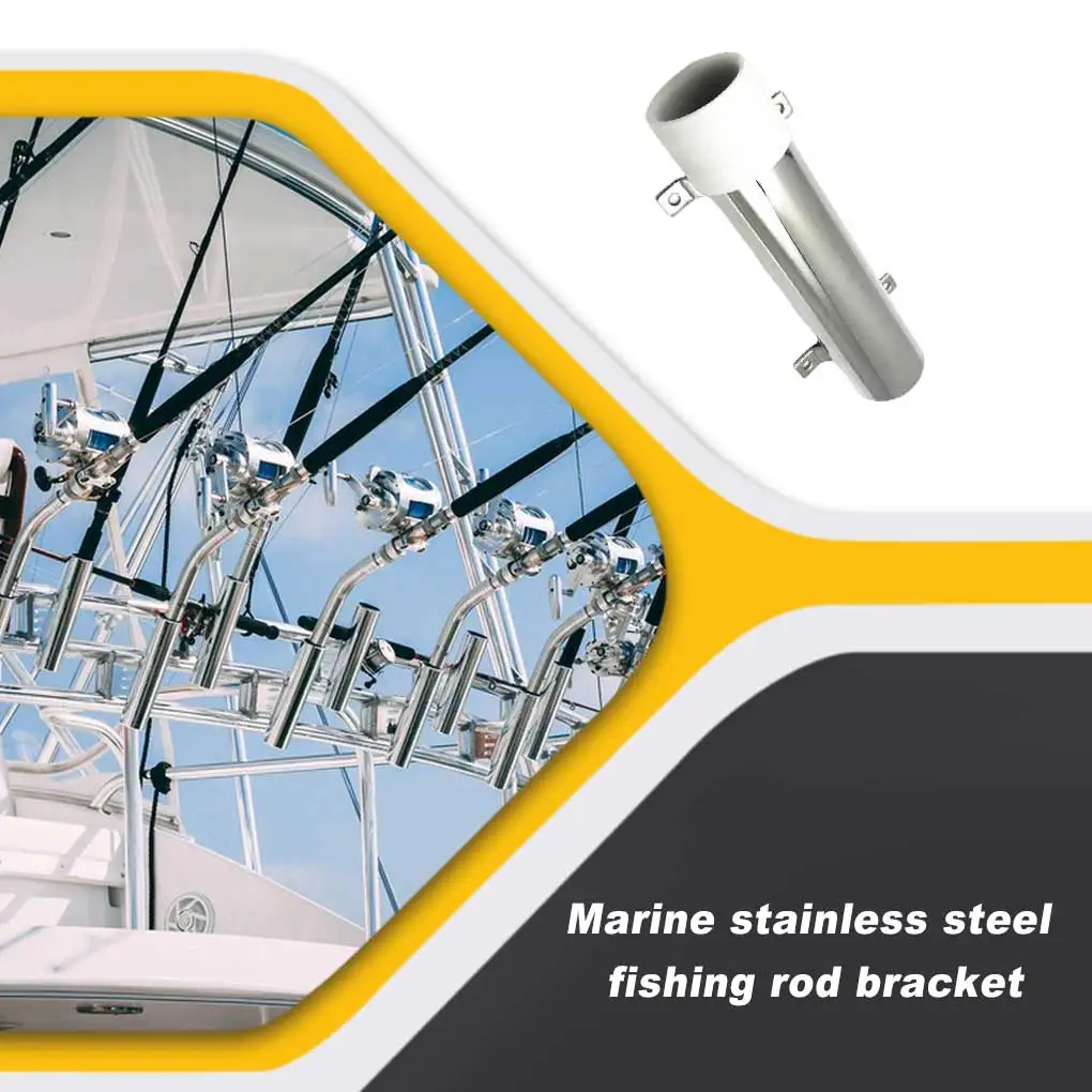 

Stainless Steel Fishing Rod Holder Marine Boat Bracket Support Fittings