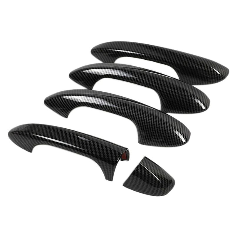 

Накладка на дверную ручку для Mercedes Benz C E GLC GLB A B GLE GLS CLA GLA Class W213 W205 X253 2016-2020 из углеродного волокна