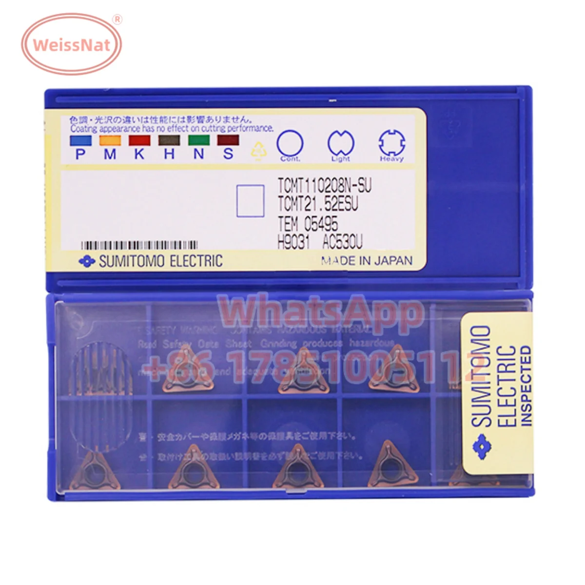 Твердосплавная вставка TCMT110204N TCMT110208N TCMT16T304N TCMT16T308N AC820P AC830P AC630M AC6030M AC530U AC3000 AC5025S