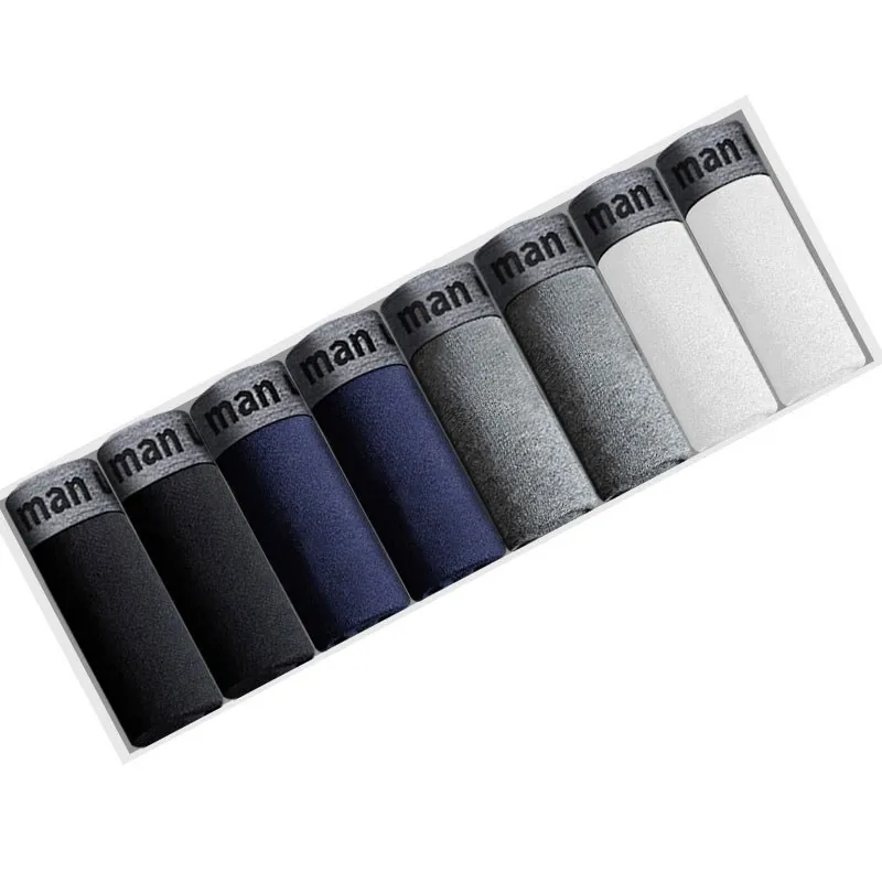 Plus Size Cotton Male Panties Men's Underwear Boxers Breathable Man Boxer Solid Underpants Comfortable Shorts Calzoncillo Hombre