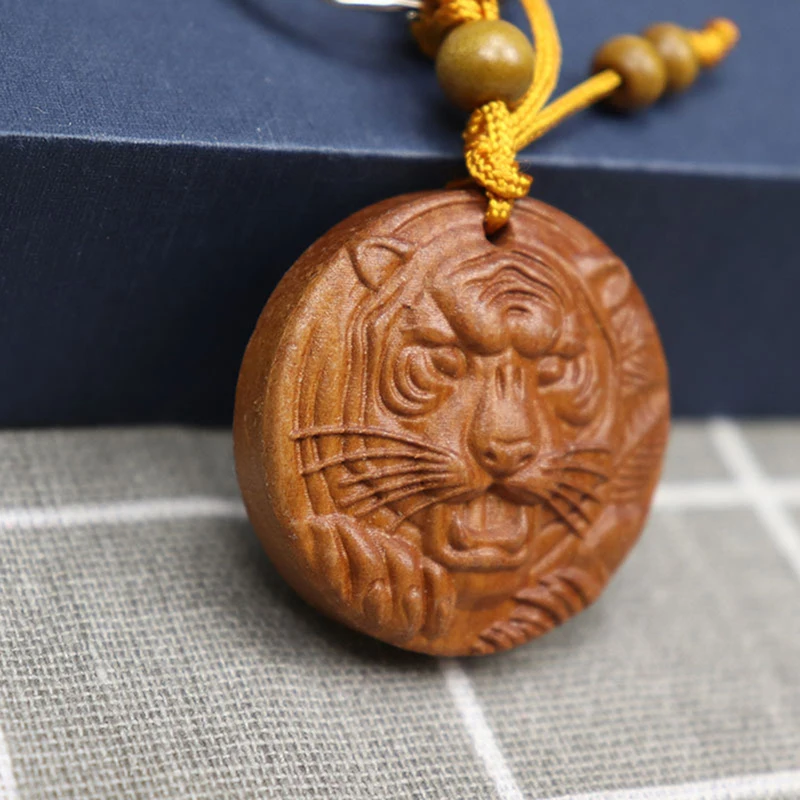 Модный брелок из красного дерева с трехмерной гравировкой подвеской в виде