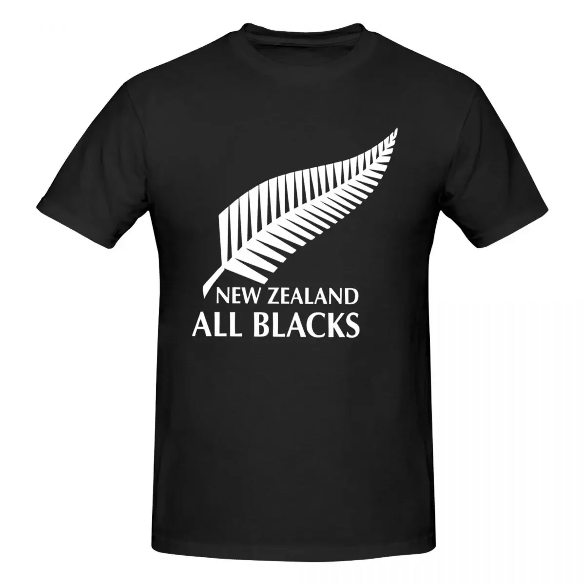 Мужская футболка All Blacks Rugby New Zealand уличная одежда больших размеров хлопковая