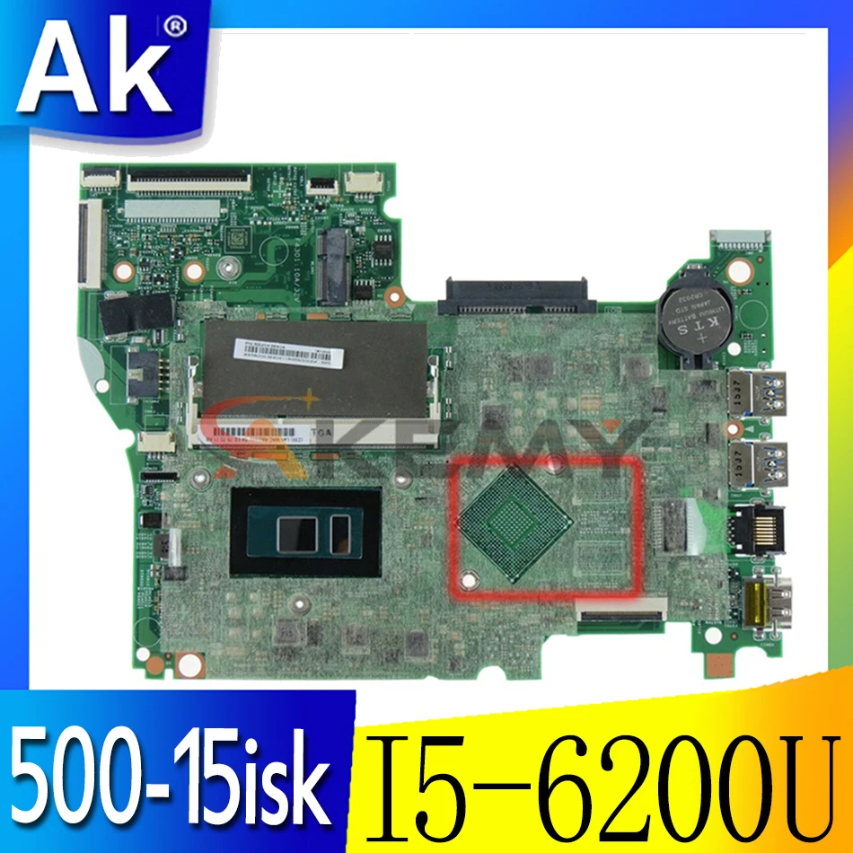 

Akemy LT41 SKL MB 14292-1 448.06701.0011 laptop motherboard For lenovo Ideapad 500-15isk Mainboard 15.6 Inch SR2EY I5-6200U