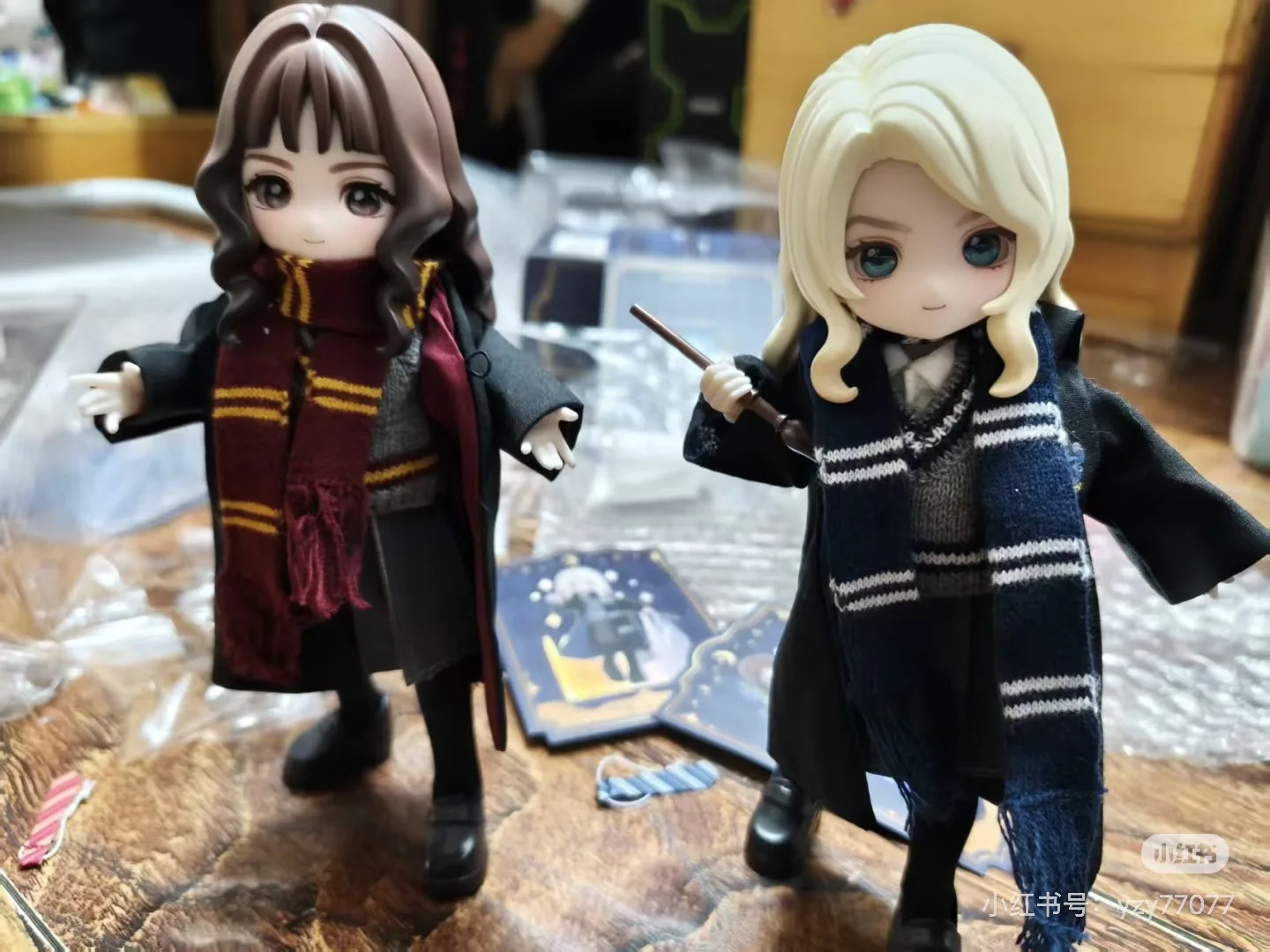 Фото Оригинальная коллекционная фигурка Come4free Harry Potter Series BJD Blind Box: Малфой, Гермиона, Kawaii Dressup Collection, украшение для дома, игрушка, подарок на день рождения №2