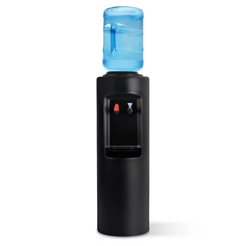 

Commercial Grade -Load Hot and Cold Temperature Water Cooler Dispenser With Child Safety Lock - Holds 3 or 5 Gallon Bottles - UL