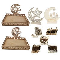 2022 ramadan kareem wooden ornaments ramadan kareem mubarak decorations for home islamic muslim party decor eid mubarak gifts