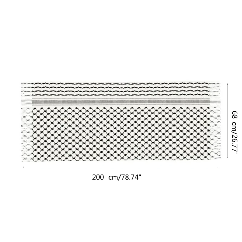 Дышащий мужской уличный шарф Куфия в этническом стиле палестинский с защитой от