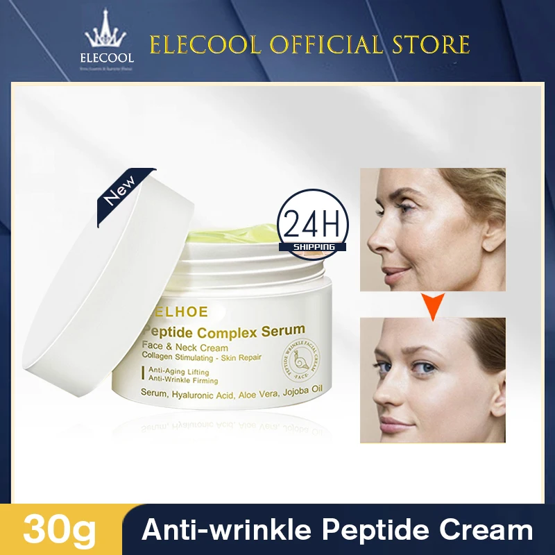 

50ml Peptide Complex Serum Face Cream Collagen Anti-aging Anti-Wrinkle Firming Lifting Moisturizing Facial Skin Care Neck Cream