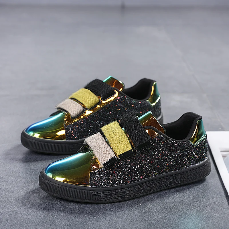 Women's Walking Shoes Canvas Illusion Sports Shoes Women's Casual Shoes 2023 Girls' Women's Shoes Flat Bottom Lace Up Women's