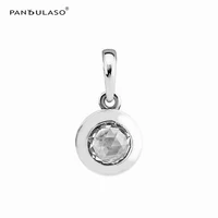radiant logo necklace pendant clear cz 2017 girl s925 dangle product pendant real chain bracelets collection friends beads