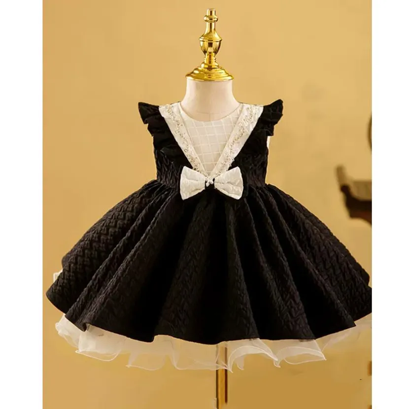 Детское бальное платье принцессы испанской Лолиты с блестками и бабочками