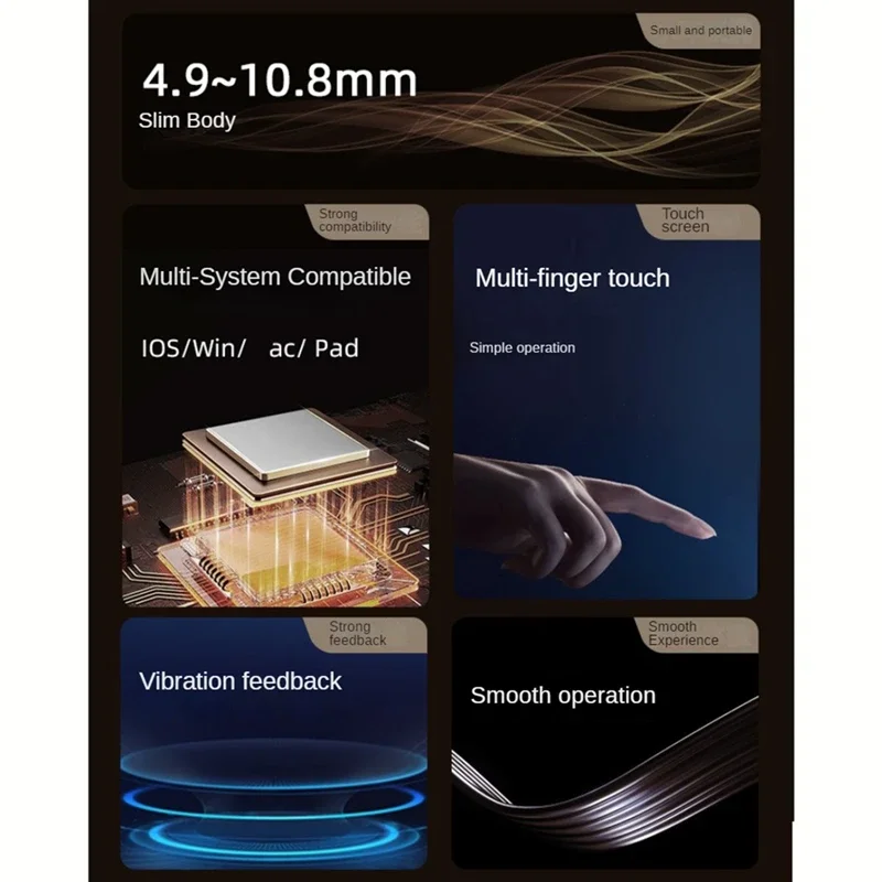 Тачпад Bluetooth Многофункциональный трекпад с жестами Отклоненный беспроводной