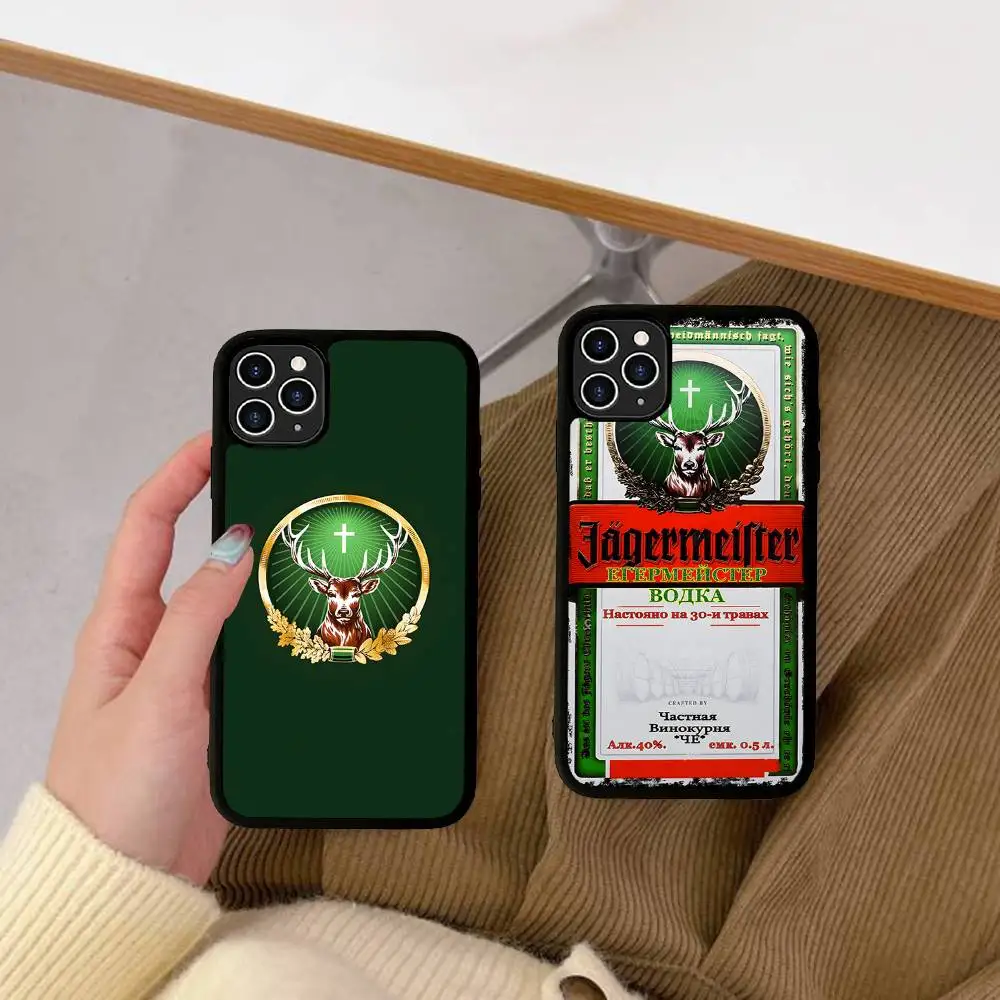 Фото Популярный чехол для телефона J-Jagermeisters для iphone 11, 12, 13, 14, 15, 16, 17 Pro Max Plus, жесткий ПК + ТПУ, задняя крышка №4