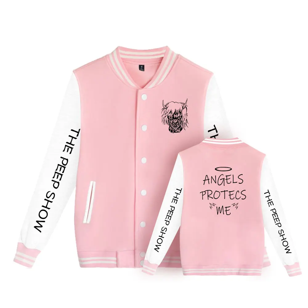 Мужская и женская куртка-бомбер Lil Peep Hellboy бейсбольная куртка для пары