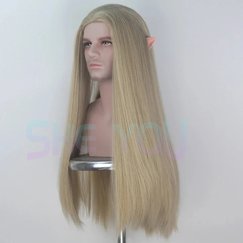Длинные прямые волосы Thranduil парик для косплея термостойкие синтетические парики