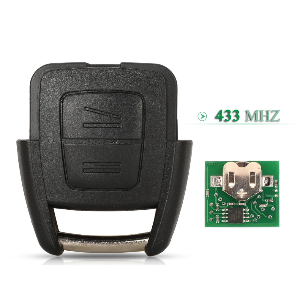 

Умный Автомобильный Ключ-пульт Jingyuqin С 2 Кнопками Для Opel Astra G, Zafira, 93176615, BOSCH TS ASTRA, 433 МГц, Чип ID40