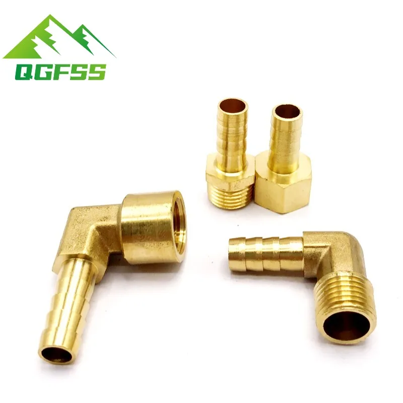 Латунный штуцер для шланга 4 мм-19 мм Хвостовик с зазубринами 1/8 дюйма 1/4 1/2 3/8 BSP