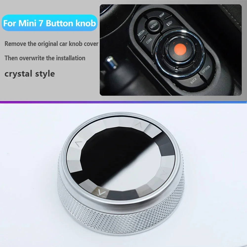 Хрустальная керамическая Автомобильная Мультимедийная кнопка для BMW MINI R50 F54 R56 F55