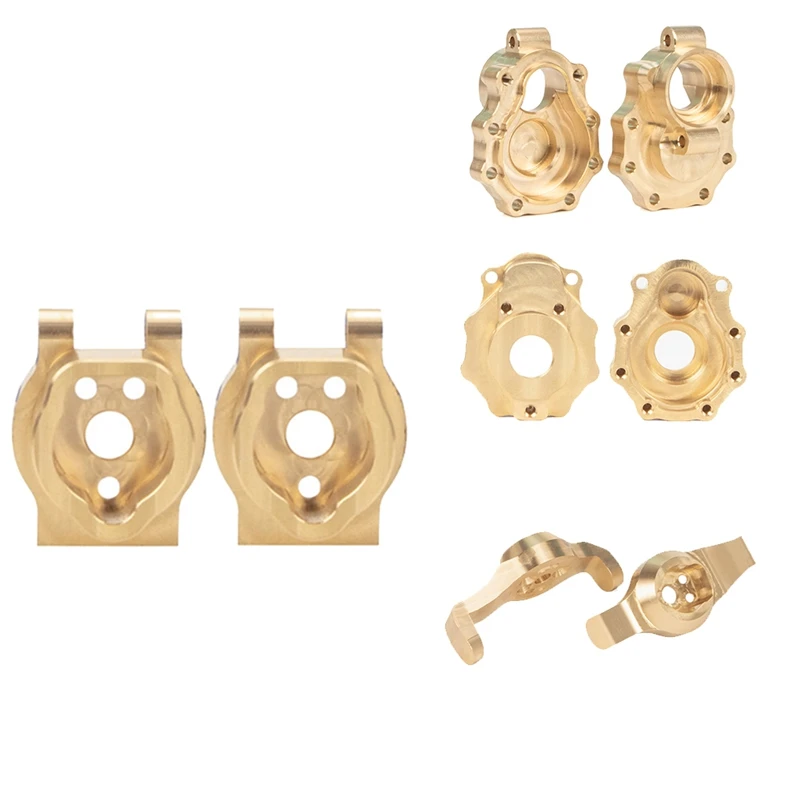 

Латунная основа, легкость в использовании для 4WD 1:10, аксессуары для авто-гусеницы с дистанционным управлением для Traxxas, запчасти TRX4, задние костяшки, аксессуары для C-Hub