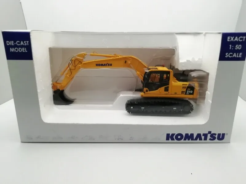 Модель инженерного автомобиля KOMATSU 1:50 PC210 из сплава металла литые модели