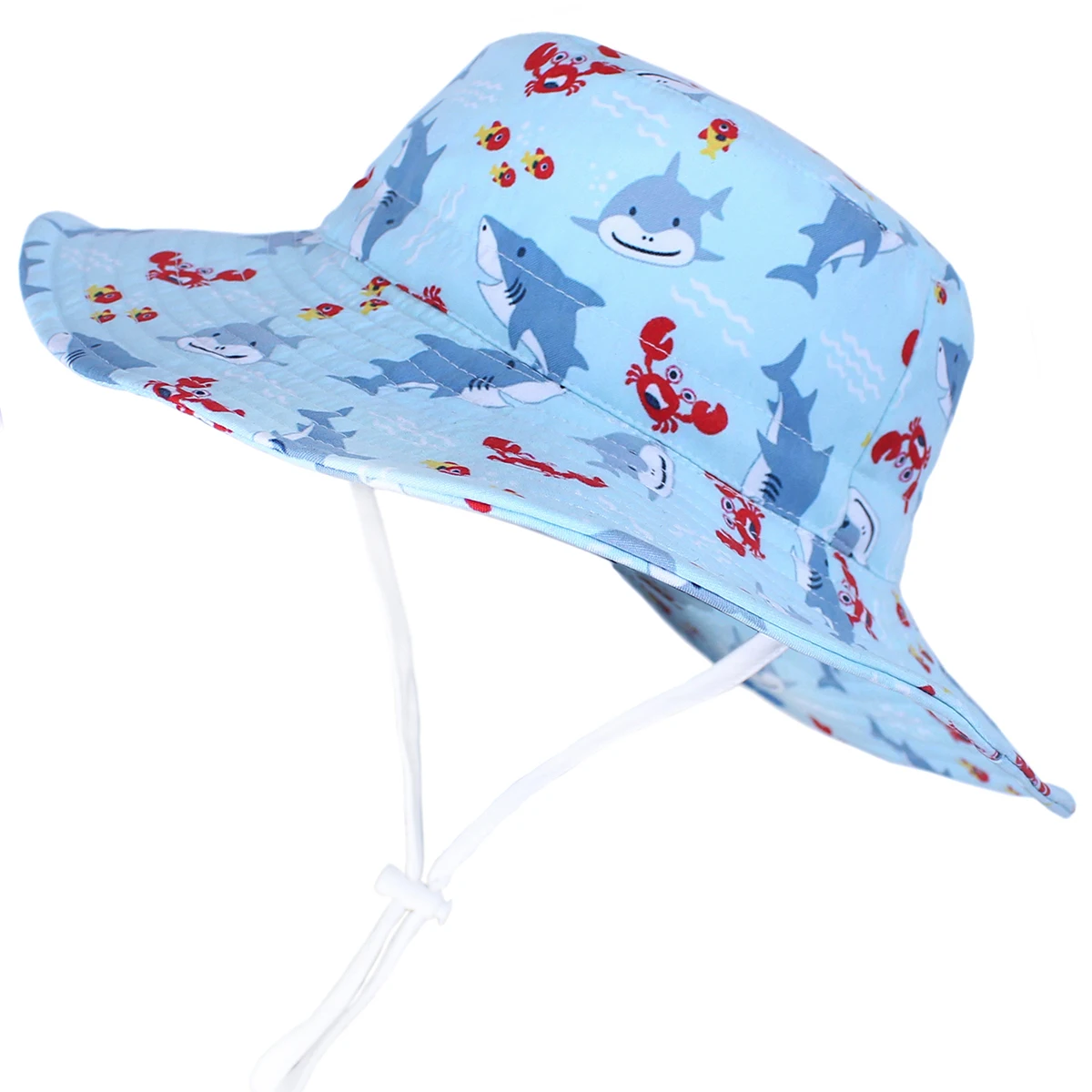 

Baby Sun Hat Breathable Summer Bucket Hat Toddler Flamingo Animal Cap For Kids UPF 50+ Wide Brim Chin Strap Outdoor Beach Hat
