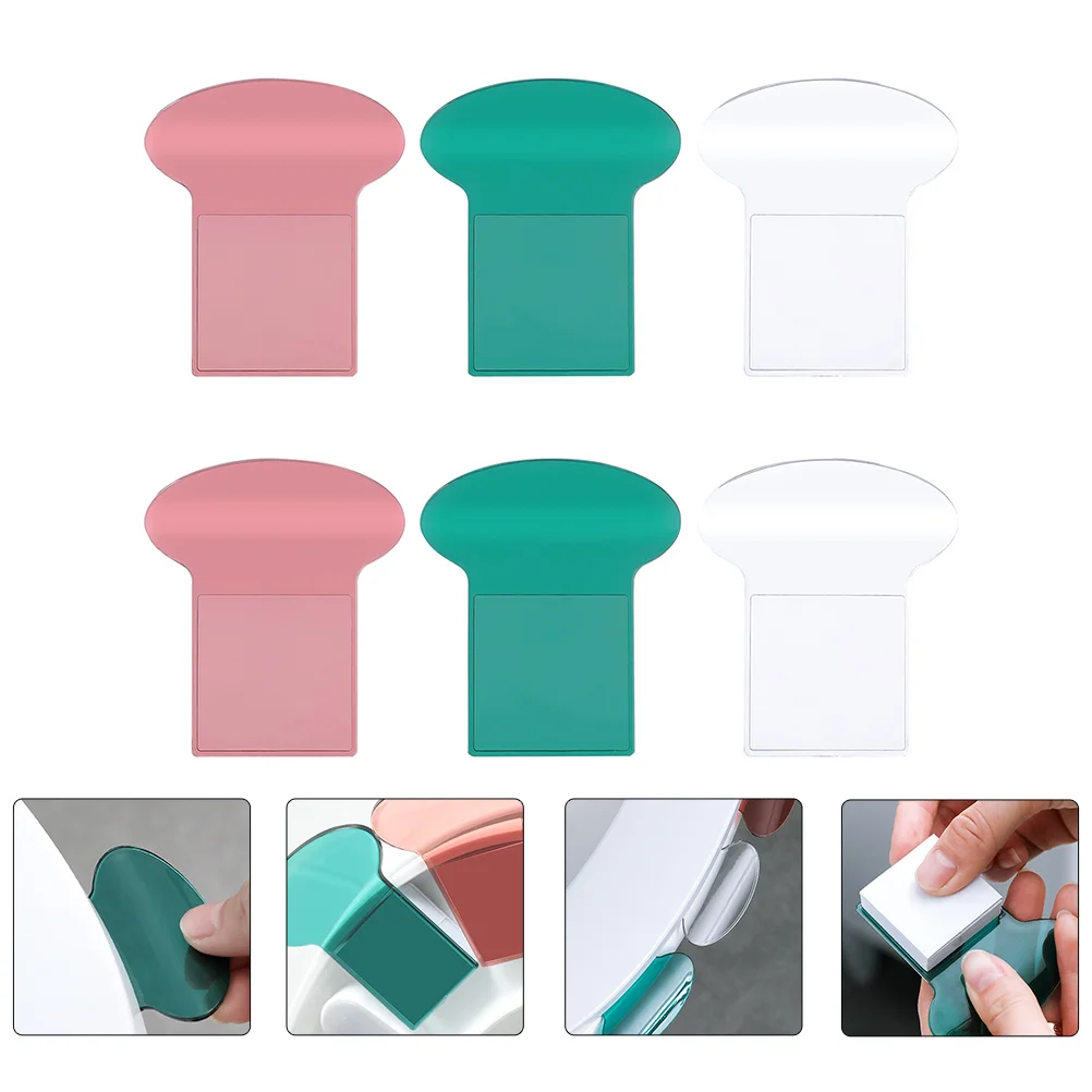 

6 Pcs Toilet Lid Lifter Bathroom Accessories Seat Handle Portable Cover Bowl Handles Clean Avoid Touching