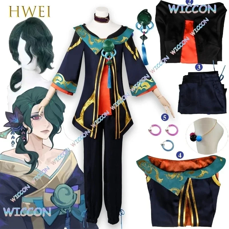 Фото ❤️ Косплей ❤️ Женский игровой костюмный набор Hwei Wig ★   Костюм для косплея, комбинезон с юбкой, одежда для ролевых игр на Хэллоуин, кавайный стиль ❤️ №4