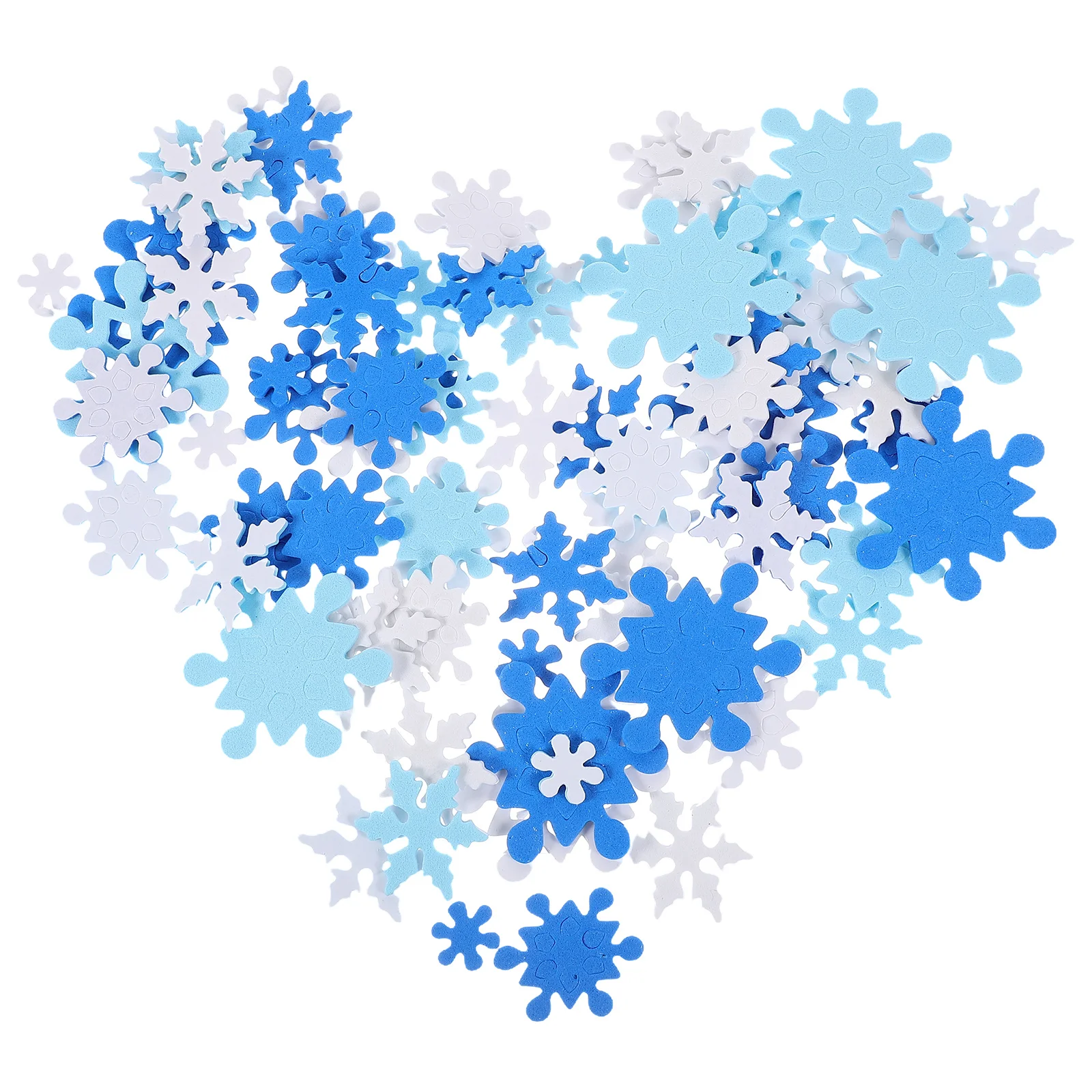 

500pcs Adhesive Snowflake Decals Small Snowflake Stickers for DIY Craft Projects