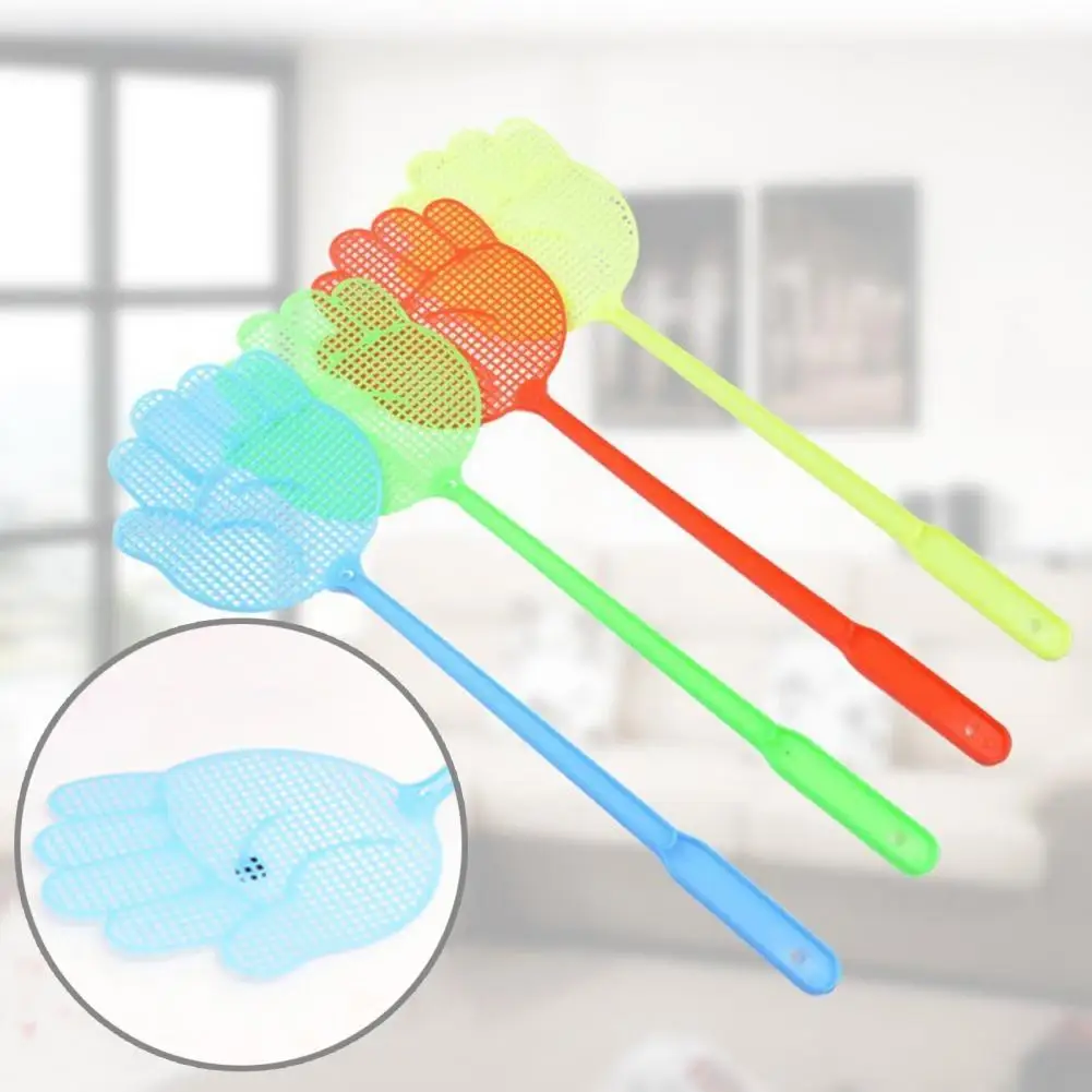 

Fly Swatters 4Pcs Swatters Efficient Flexible PP Handheld Long Handle Fly Swatter Trap Household Supplies