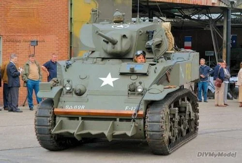 DIYMyModeI M5A1 stuartvi (Стюарт) светильник бак DIY ручной работы Бумага модель комплект