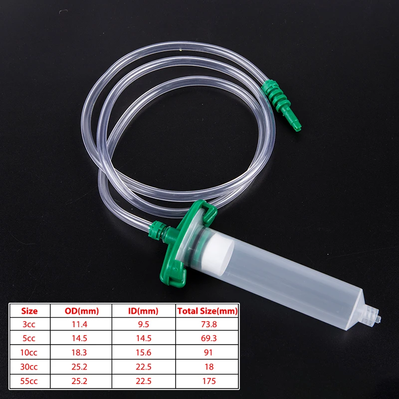 

3cc 5cc 10cc 30cc 55CC Helix Luer Lock Tip Dispenser Syringe Barrel Needle Tip Syringe Barrel Valve Robot Adapter Accessories