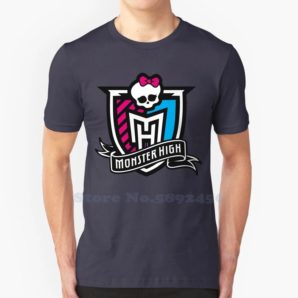 

Monster High Brand Logo High-quality T Shirts 2023 Fashion T-shirt New Graphic Tee