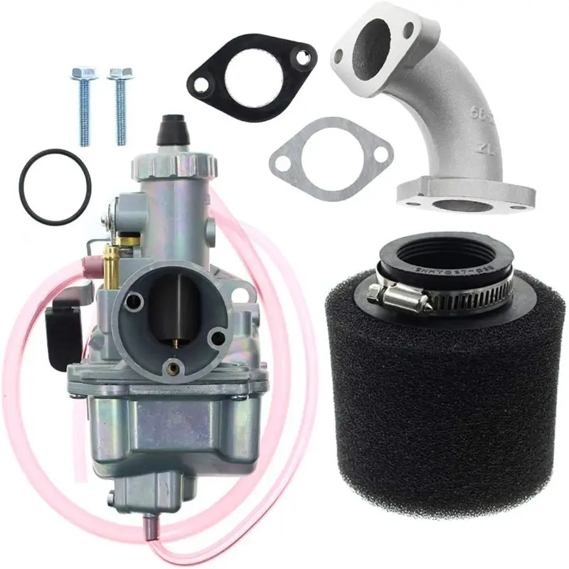 

VM22 26mm Carburetor Kit Fit for Mikuni Intake Pipe Pit Dirt Bike 110cc 125cc 140cc Lifan YX Accessories