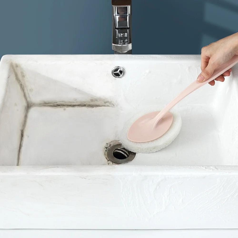 

Long Handle Toilet Brush Soft Bristle Lavatory Brushes With Holder for Bath Bathroon Accessories Bathroom Cleaning Kit gass