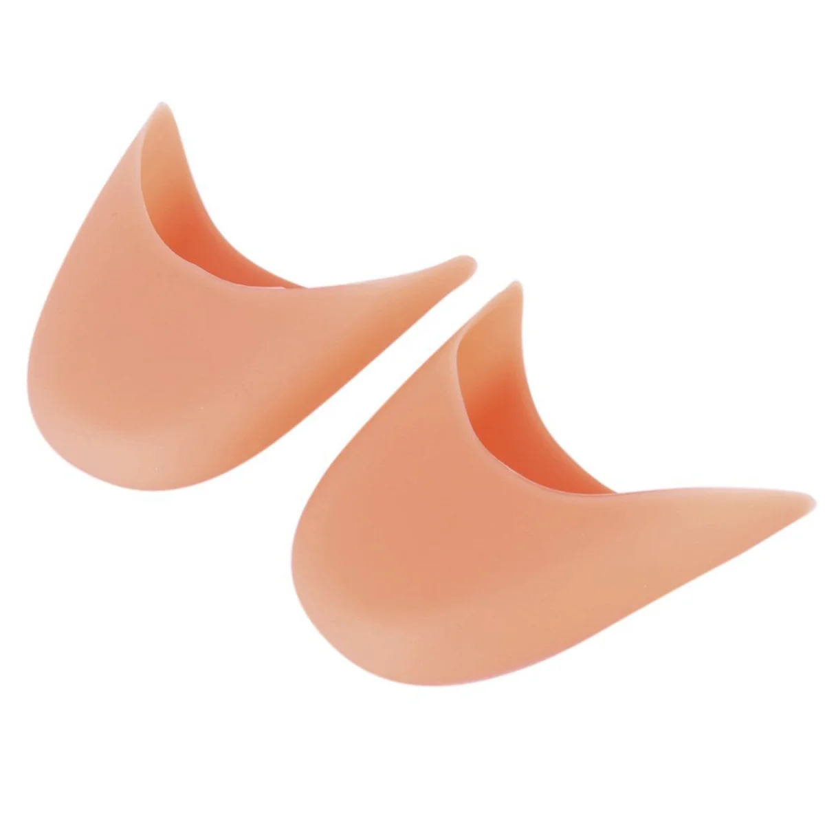 

A Pair of Silicon Toe Caps Convenient Practical Portable Toe Caps Ballet Shoes Toe Caps Toe Pads for Adults