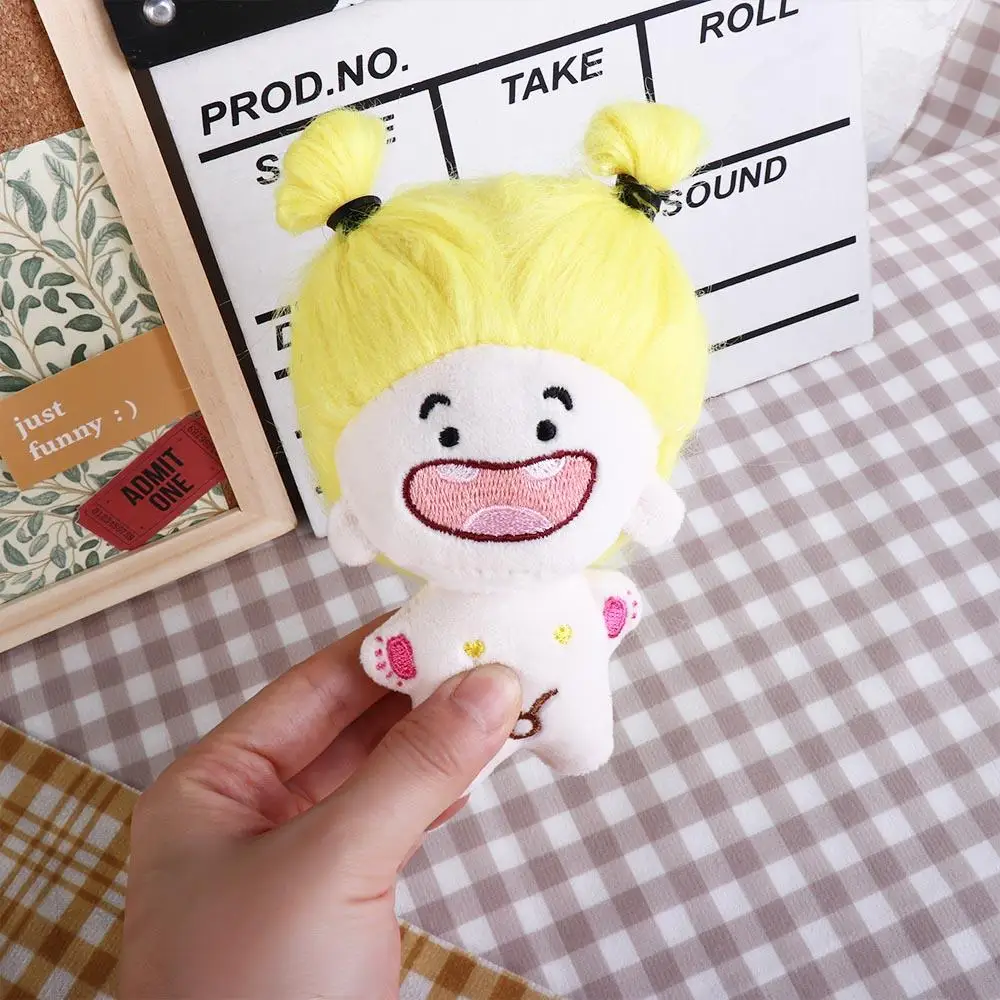 Gifts Fried Hair Missing Teeth Doll Toothless Cotton Plush Dolls Keyring 12 Constellations Diy Hairstyle Baby