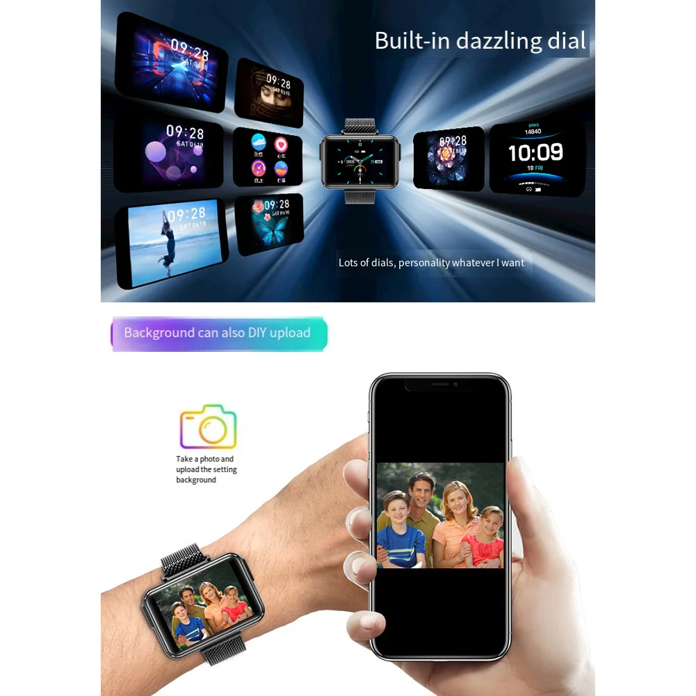 Смарт-часы IP68 5ATM цвет в ассортименте