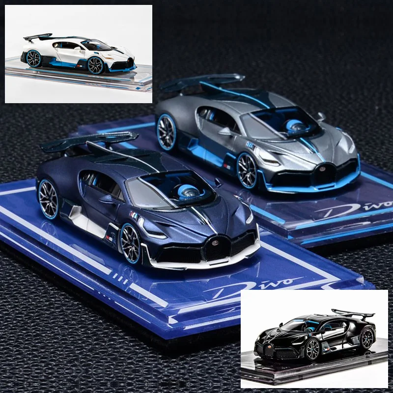 

404 Error limited edition 1:64 Bugatti Divo new super sports car simulation resin car model collection decoration gift