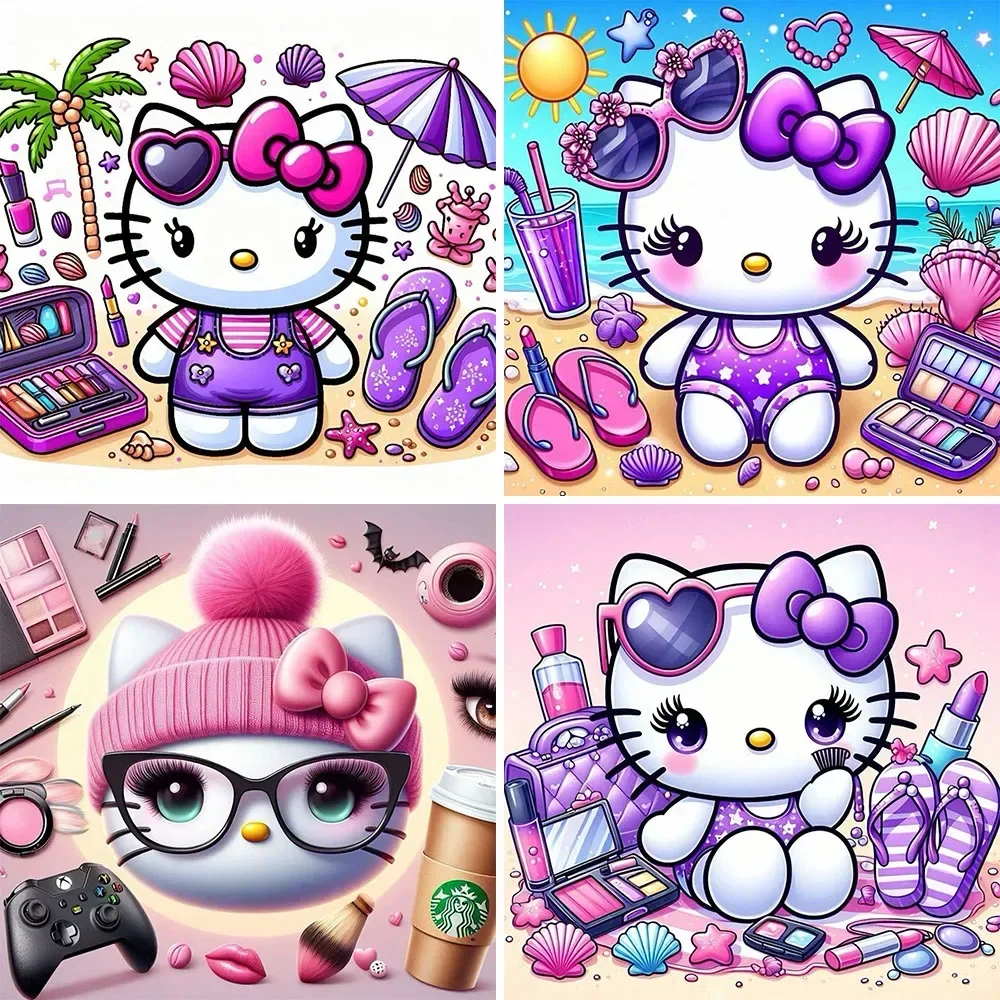 Набор алмазной живописи PYABPD Многоцветный акриловый рисунок с изображением