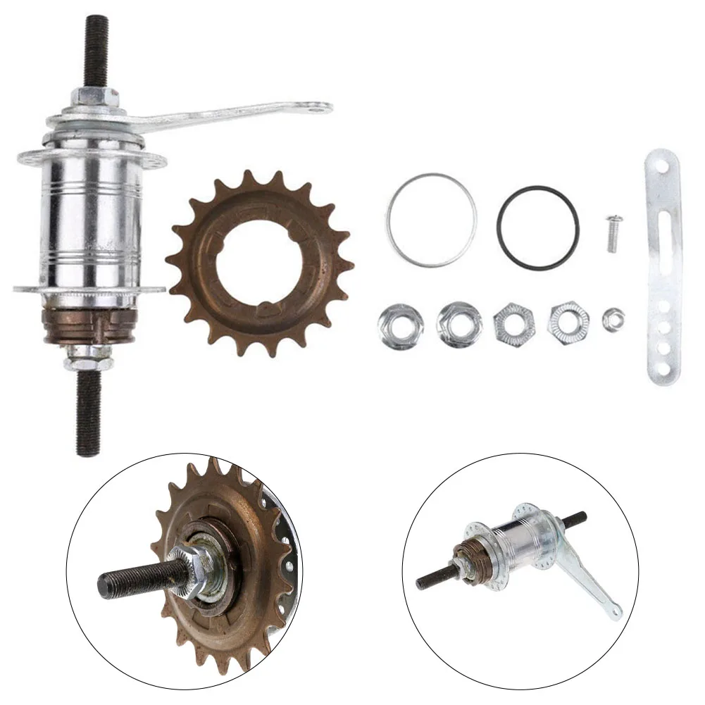 

36 Spoke Holes Coaster Brake Back Pedal Rear Hub Hot Sale 18 Tooth Sprocke For Single Speed Bike Freewheel Mountain Bike Fixed G