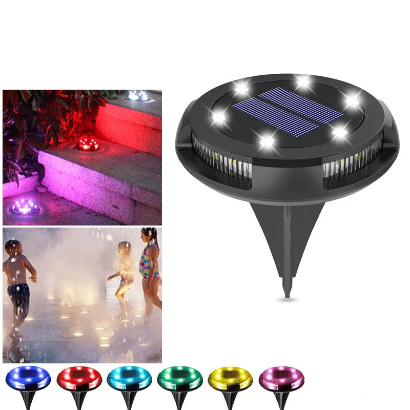 

Solar Garden Lights Outdoor 10 LED Underground Landscape Lights Solar Ground Lights Waterproof Light Solar Light Garden Decor