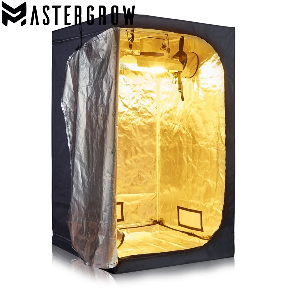 Фото Намет для выращивания растений MasterGrow, палатки для выращивания растений, темная комната для системы выращивания гидропоники, светлый зеленый дом, растение, комнатный сад №1