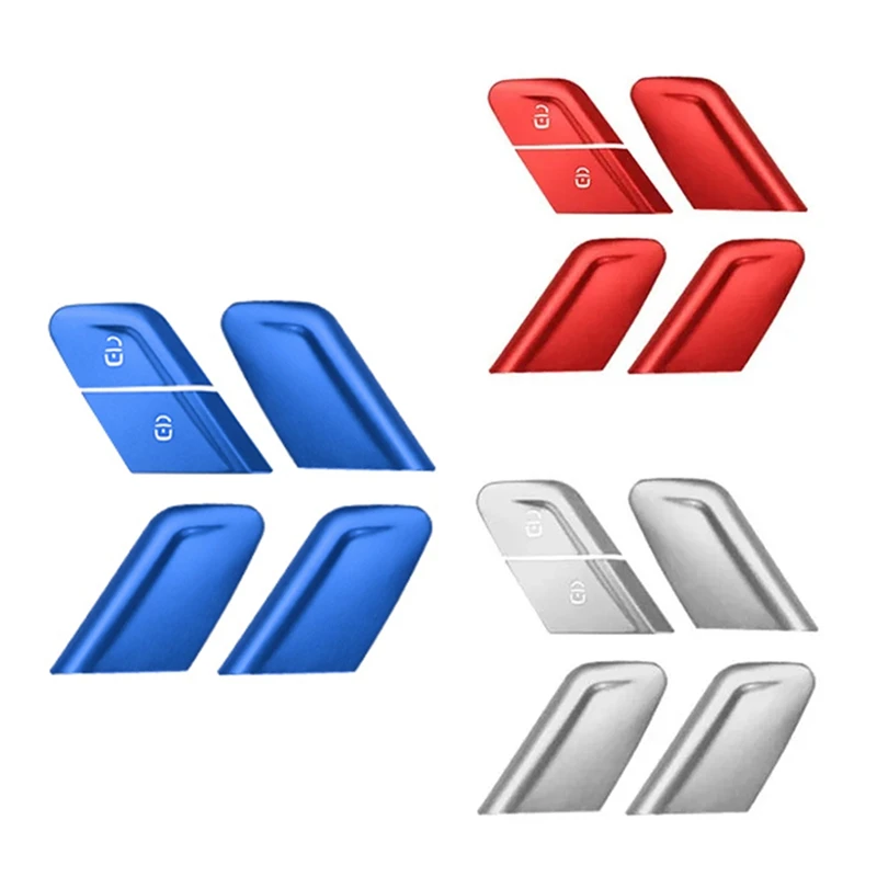 Наклейка на кнопку замка двери салона автомобиля для Mercedes-Benz C E GLC-Class W206 C200 C260 C300